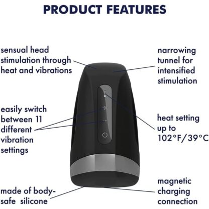 Satisfyer Men Heat And Vibration Masturbator - Image 3