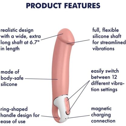 Satisfyer Vibes Master Nature Rechargeable Vibrator - Image 3