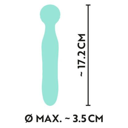 Cuties Silk Touch Rechargeable Mini Vibrator Green - Image 4