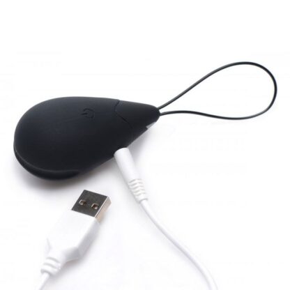 XR 10X Silicone Vibrating Egg Black - Image 2