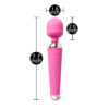 10 Speed Rechargeable Magic Wand Pink - Image 4
