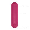 10 speed Rechargeable Bullet Pink - Image 2