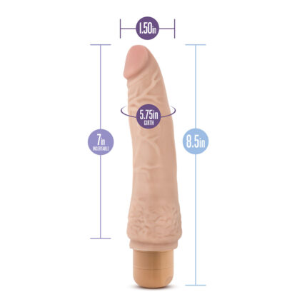 Dr. Skin Cock Vibe 7 Vibrating Cock 8.5 Inches - Image 4