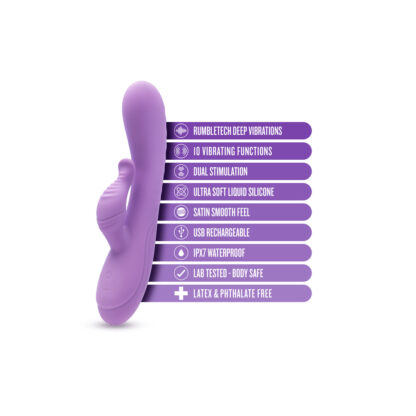 Blush Evelyn Powerful Dual Stimulator Vibe - Image 4
