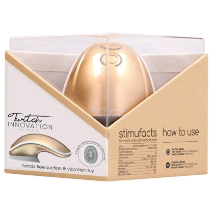 Twitch Gold Hands Free Suction And Vibration Toy - Image 4