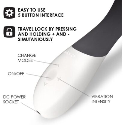 Lelo Mona Wave Black Vibrator - Image 3