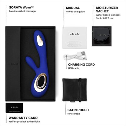 Lelo Soraya Wave Dual Action Vibrator Midnight Blue - Image 3