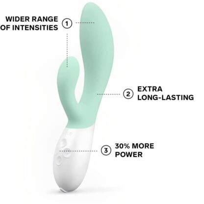 Lelo Ina 3 Dual Action Massager Seaweed - Image 2
