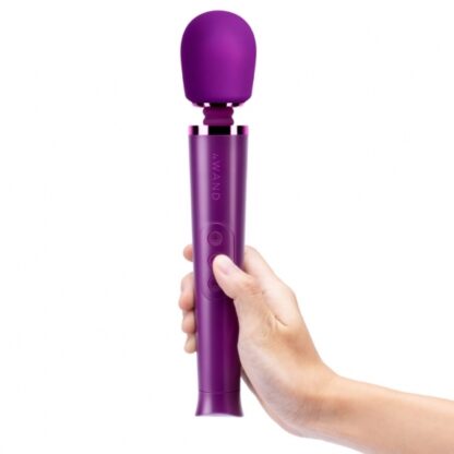Le Wand Petite Rechargeable Vibrating Massager Dark Cherry - Image 2
