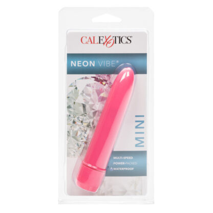Neon Pink Multi Speed Mini Vibrator - Image 4