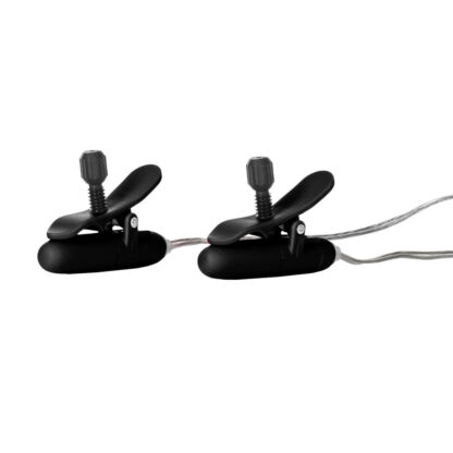 Heated Vibrating Nipple Teasers Black - Image 2