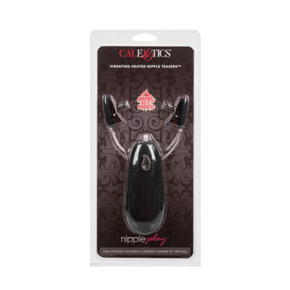 Heated Vibrating Nipple Teasers Black - Image 4