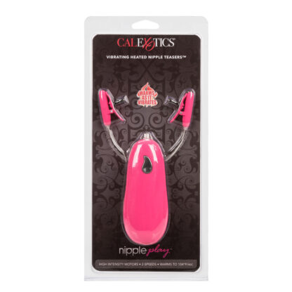 Heated Vibrating Nipple Teasers Pink - Image 4