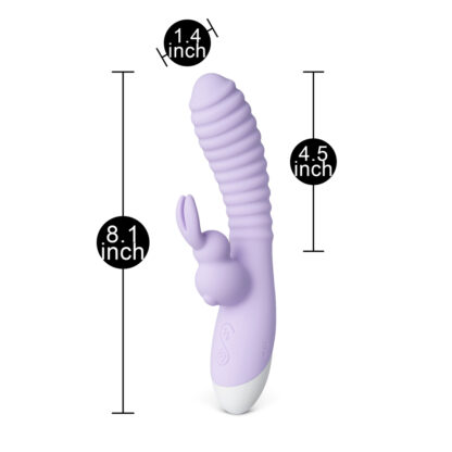 Rechargeable 12Speed Rabbit Vibrator Purple - Image 2