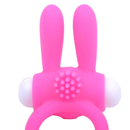 Cock Ring With Rabbit Ears Pink - Image 3