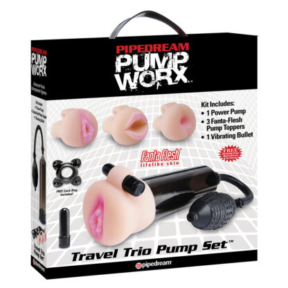Pump Worx Travel Trio Set Masturbator - Image 3